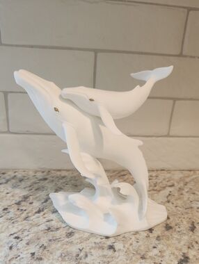 Vintage Collectible Lenox "Song Of The Whales" 1992 Fine Bone China Figurine